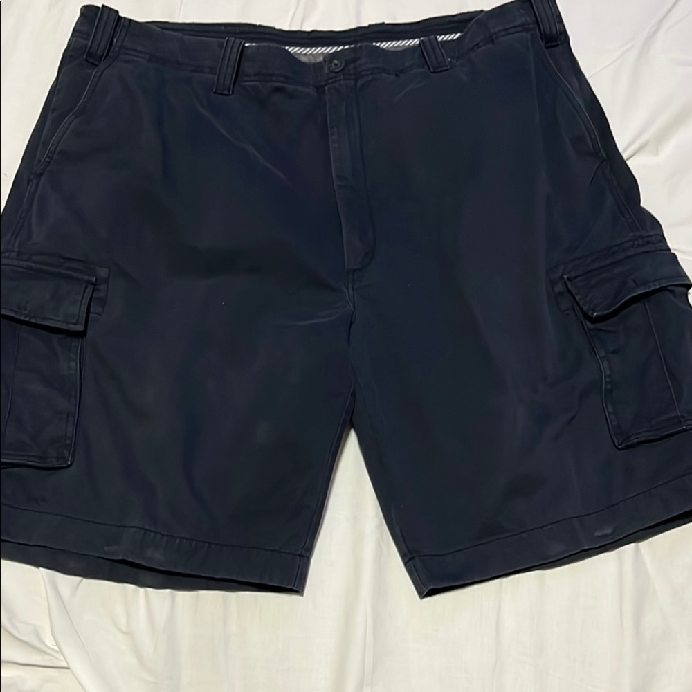 Roundtree & York Navy Cargo Shorts